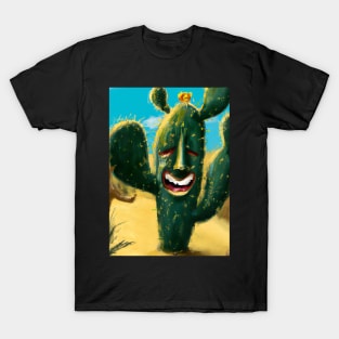 Laughing cactus in the desert T-Shirt